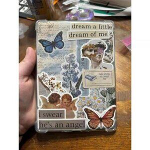 New 200PCS Vintage Blue Scrapbooking Supplies Stickers for Journaling & Crafts